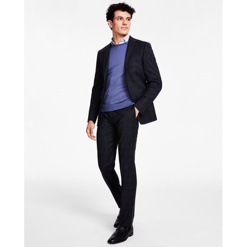 $190 BRAND NEW CALVIN KLEIN Mens 30x32 Black Slim Fit Stretch Dress Pants/Slacks